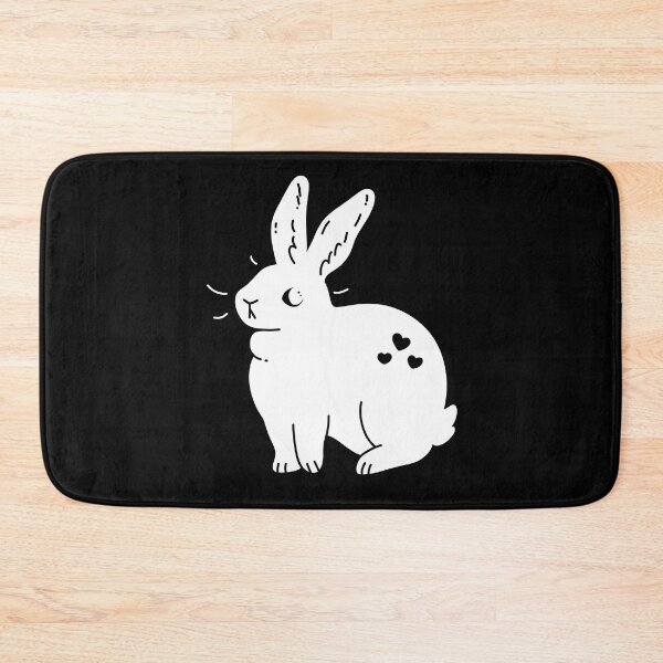 Item preview, Little bunny with hearts, cute rabbit sitting - gift for bunny parents designed and sold by GingerandMilk.