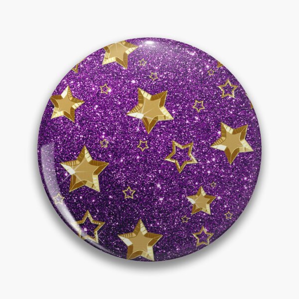 Item preview, Gold Stars Over Purple (Photo of Glitter - Not Reflective) designed and sold by moondreamsmusic.