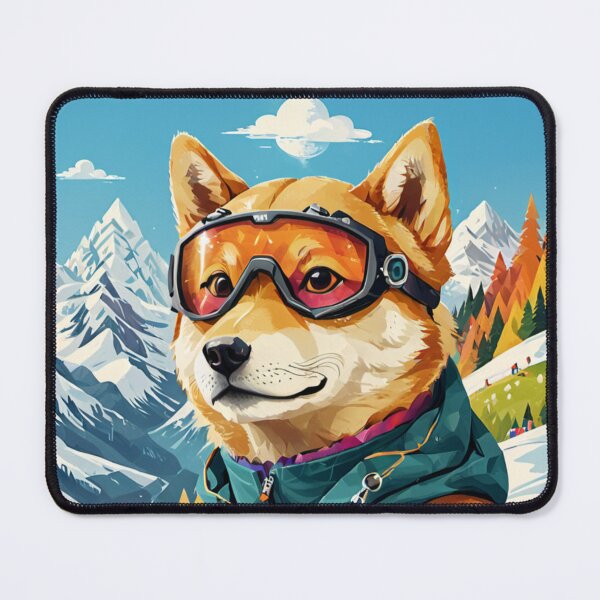 Item preview, Shibu Dog into Snow Hiking designed and sold by MeraStyle.