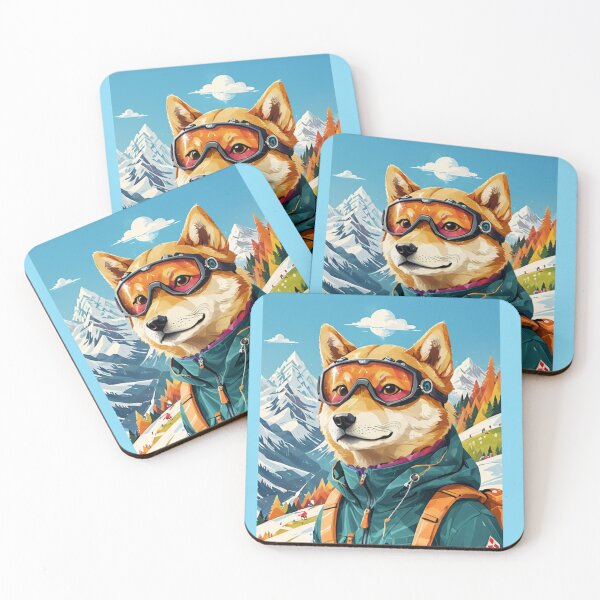 Item preview, Shibu Dog into Snow Hiking designed and sold by MeraStyle.