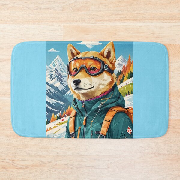 Item preview, Shibu Dog into Snow Hiking designed and sold by MeraStyle.