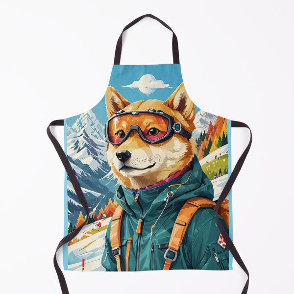 Item preview, Shibu Dog into Snow Hiking designed and sold by MeraStyle.