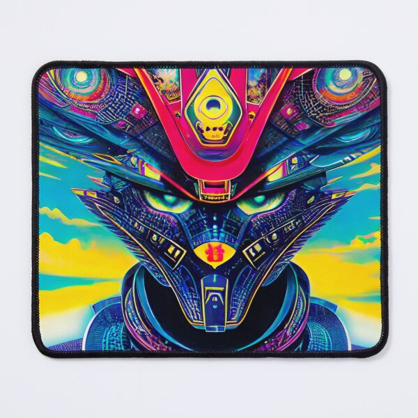 Item preview, Neon Feline Vanguard: Futuristic Cat Warrior Design designed and sold by GrizzlyCollective.