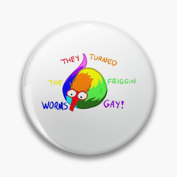 Item preview, gay worm on a string designed and sold by Redd-Stitching.