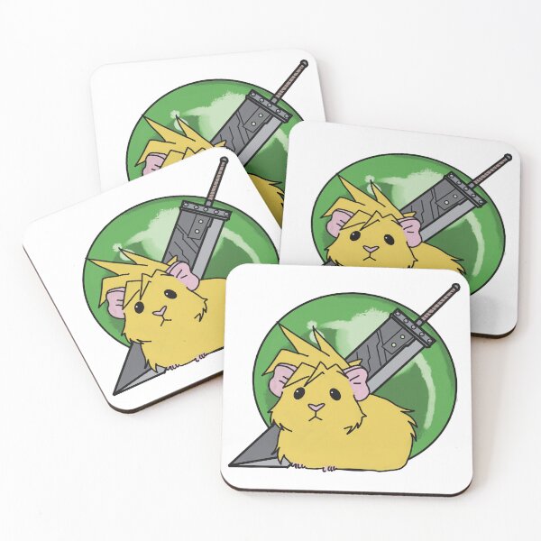Item preview, FF7 Inspired Cloud Piggy designed and sold by Eldridge Guinea Pigs.