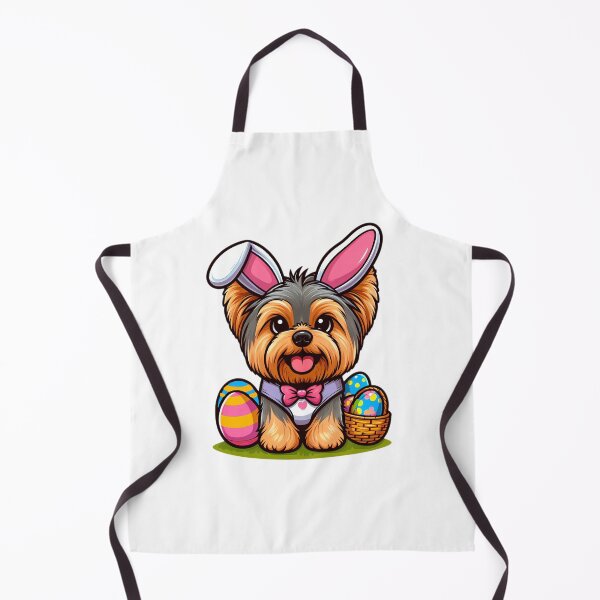 Item preview, Yorkie Easter Joy: Bunny Chic designed and sold by EpicPaws.
