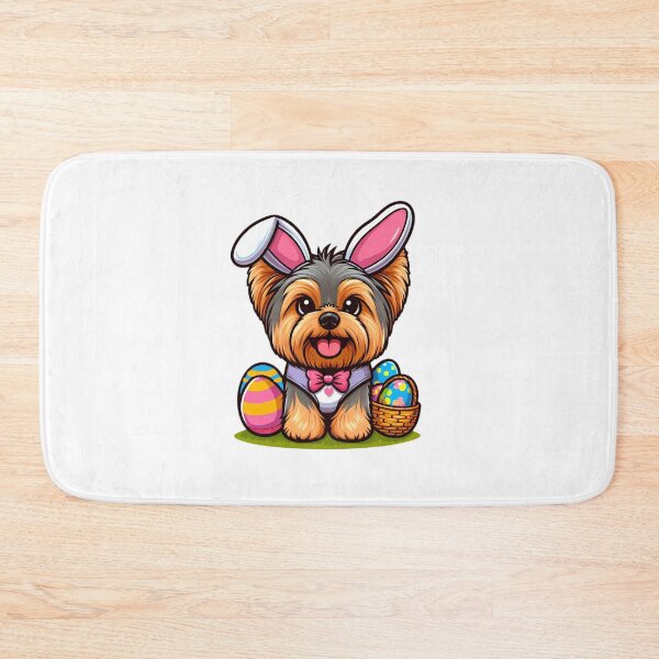 Item preview, Yorkie Easter Joy: Bunny Chic designed and sold by EpicPaws.