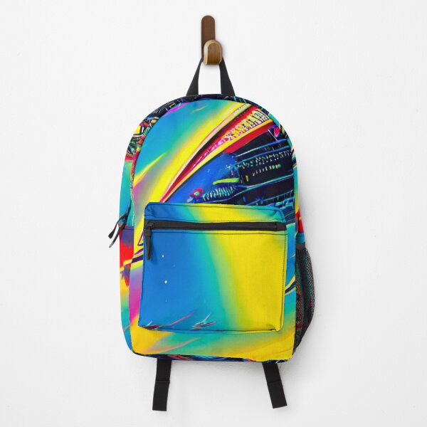 Item preview, Cosmic Odyssey: Futuristic Colorful Spaceship designed and sold by GrizzlyCollective.