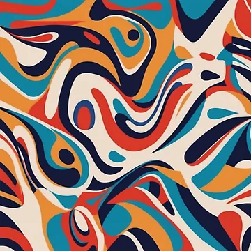 Artwork thumbnail, RogerPattern - "Fluid Expression: Abstract Apparel" by RogerPattern