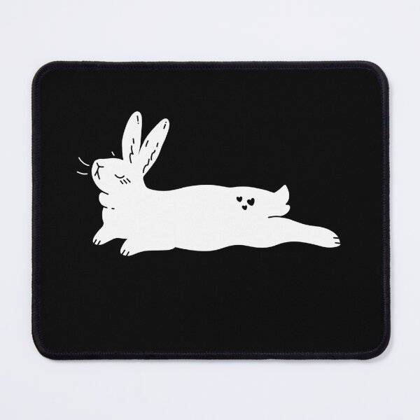 Item preview, Little bunny with hearts, cute rabbit lying - gift for bunny parents designed and sold by GingerandMilk.