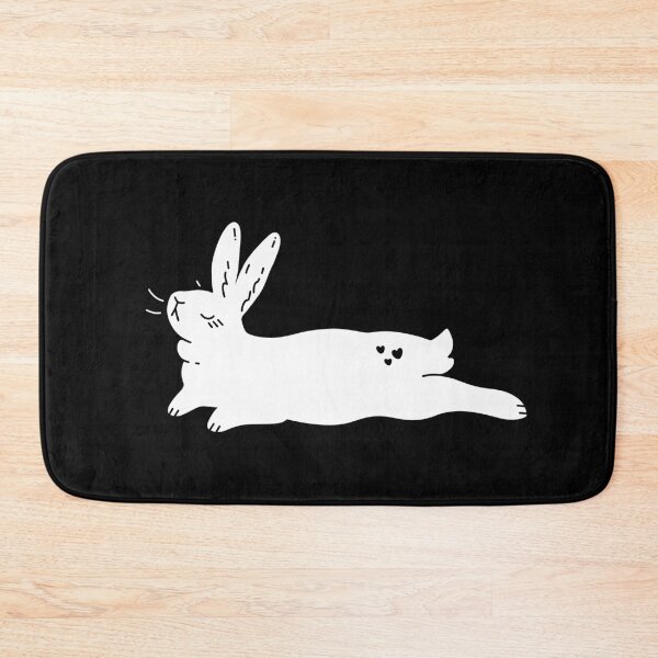 Item preview, Little bunny with hearts, cute rabbit lying - gift for bunny parents designed and sold by GingerandMilk.