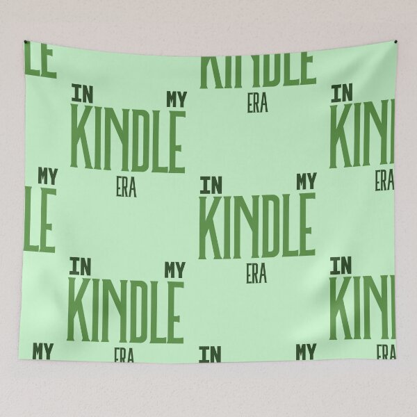 Item preview, In My Kindle Era Green Pattern designed and sold by TheFantazyForge.