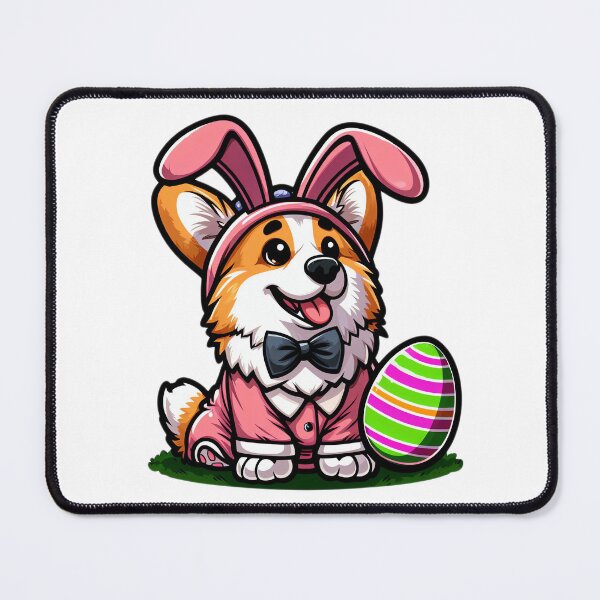 Item preview, Easter Elegance: Pink Suit Corgi designed and sold by EpicPaws.