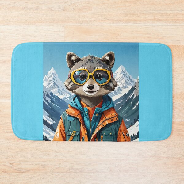 Item preview, Racoon is Snow Hiking designed and sold by MeraStyle.