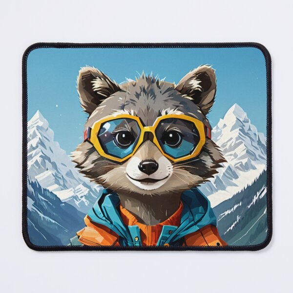 Item preview, Racoon is Snow Hiking designed and sold by MeraStyle.