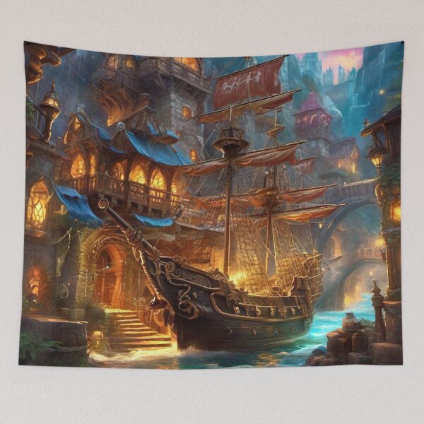 Item preview, Pirate Cove - Fantasy RPG Art designed and sold by Delerat7.
