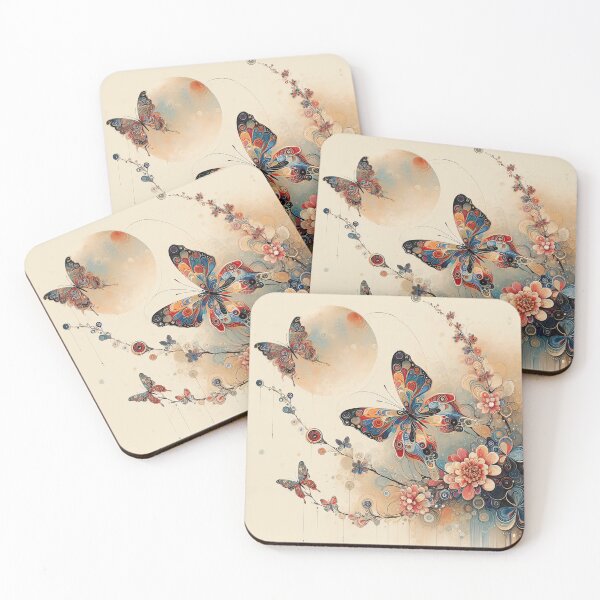 Item preview, Ornamental Classic Butterfly Painting Decorative Art designed and sold by Trevor Hirst.
