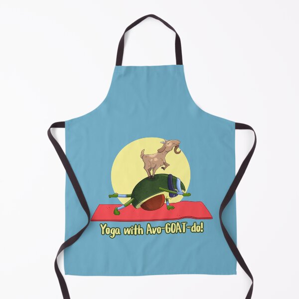 Item preview, Yoga with Avo-GOAT-do! designed and sold by WaitIsThisArt.