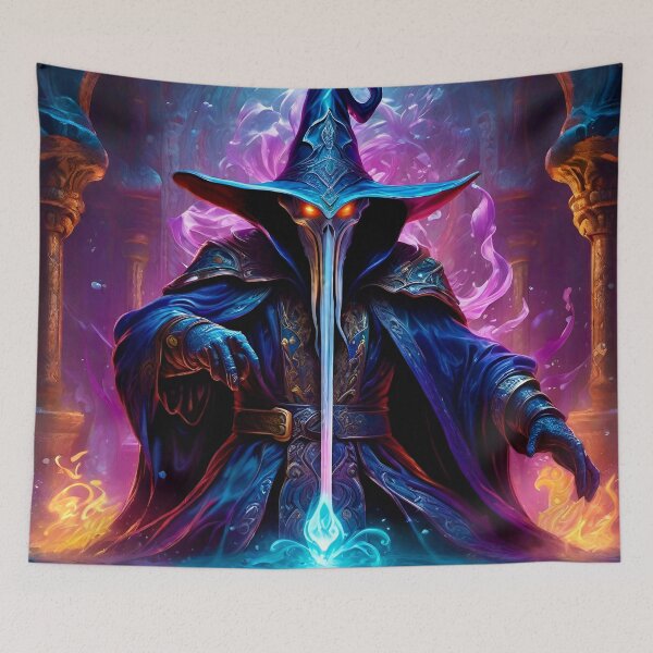 Item preview, Mind Flayer Wizard - Fantasy RPG Art designed and sold by Delerat7.