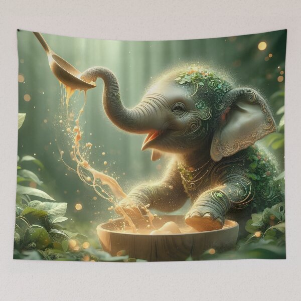 Item preview, Elephant's Soup Sanctuary designed and sold by ki-mer-a.