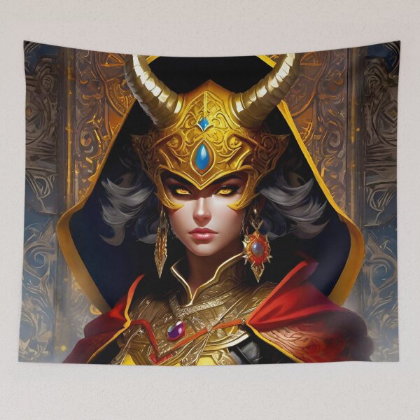 Item preview, Tiefling Warlock - Fantasy RPG Art designed and sold by Delerat7.