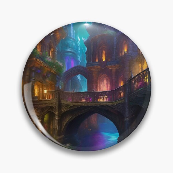 Item preview, Dark Elf City - Fantasy RPG Art designed and sold by Delerat7.