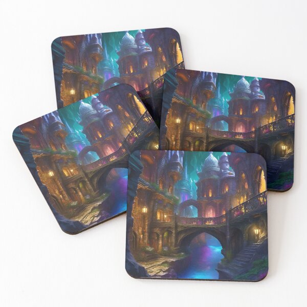 Item preview, Dark Elf City - Fantasy RPG Art designed and sold by Delerat7.