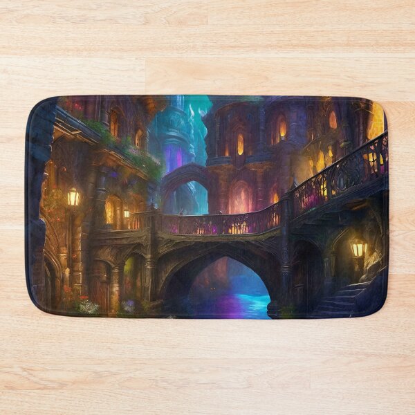 Item preview, Dark Elf City - Fantasy RPG Art designed and sold by Delerat7.