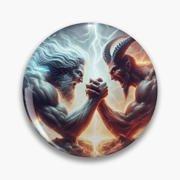 Item preview, God vs. Devil designed and sold by Marcicev-Bojan.
