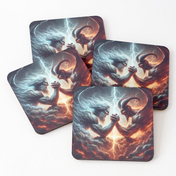Item preview, God vs. Devil designed and sold by Marcicev-Bojan.