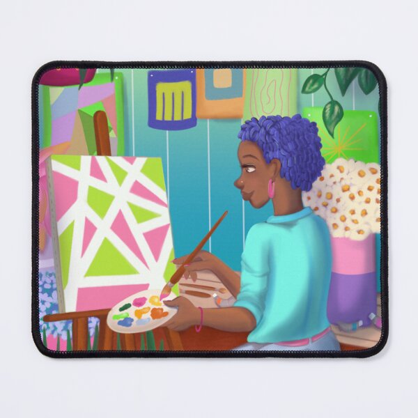 Item preview, Abstract Artist in her Studio designed and sold by Kita Parnell.