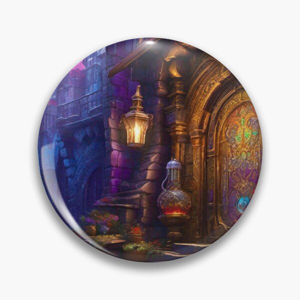 Item preview, Dark City Residence - Fantasy RPG Art designed and sold by Delerat7.