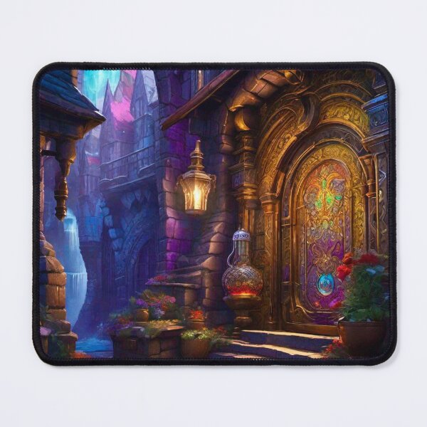 Item preview, Dark City Residence - Fantasy RPG Art designed and sold by Delerat7.