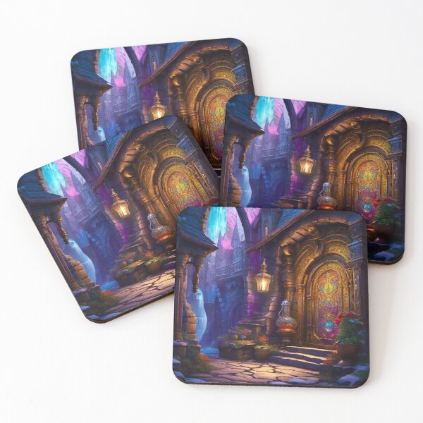 Item preview, Dark City Residence - Fantasy RPG Art designed and sold by Delerat7.