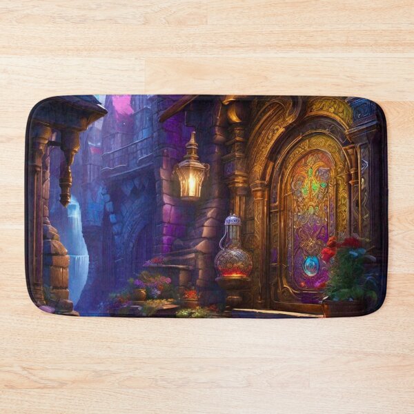 Item preview, Dark City Residence - Fantasy RPG Art designed and sold by Delerat7.