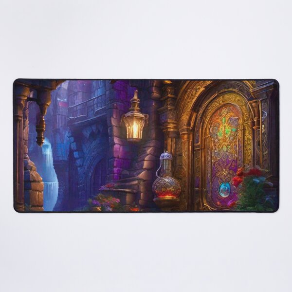 Item preview, Dark City Residence - Fantasy RPG Art designed and sold by Delerat7.