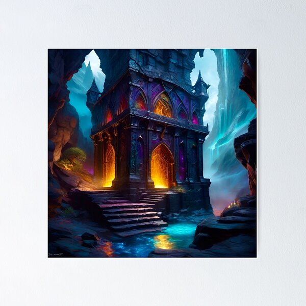 Item preview, Wizard's Tower - Fantasy RPG Art designed and sold by Delerat7.