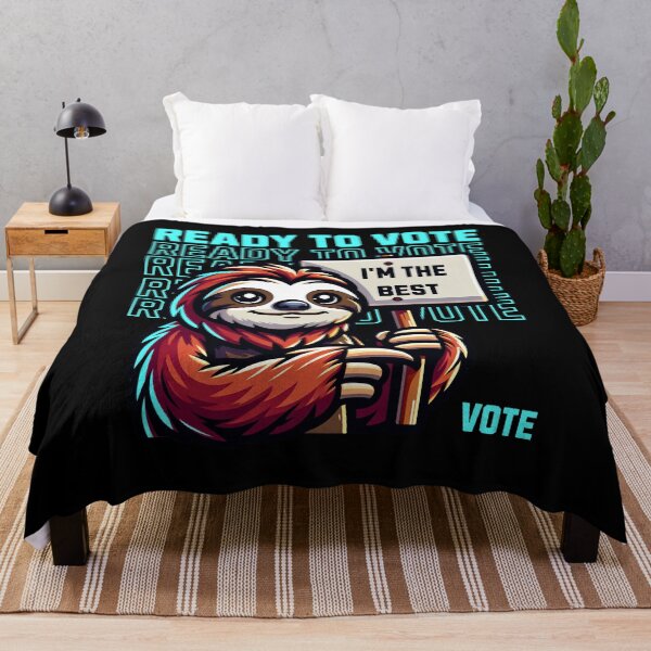 Item preview, Ready To Vote Vote For Sloth designed and sold by RockBeeDesigns.