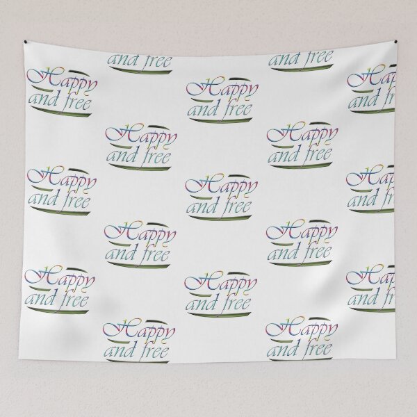 Item preview, Happy and free designed and sold by Pixelpullsee.