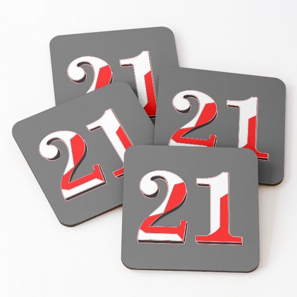 Item preview, twenty one Bold 21 Soccer Number Design designed and sold by 4rpixs.