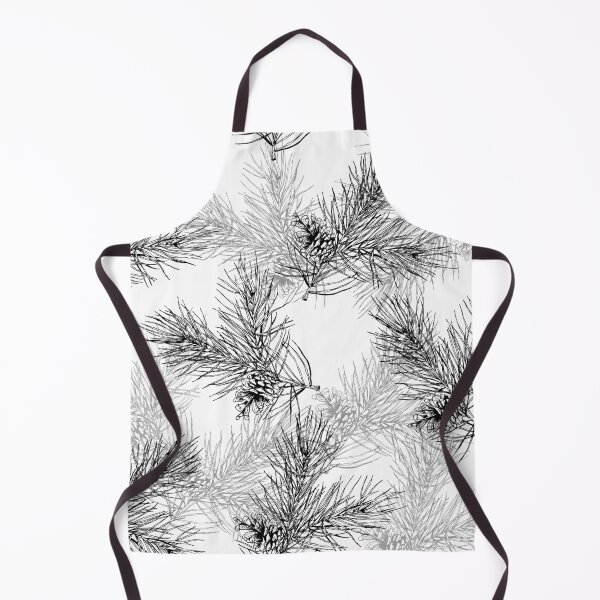 Item preview, pattern with forest branches and pine cones designed and sold by Oleksandra Yurchenko.