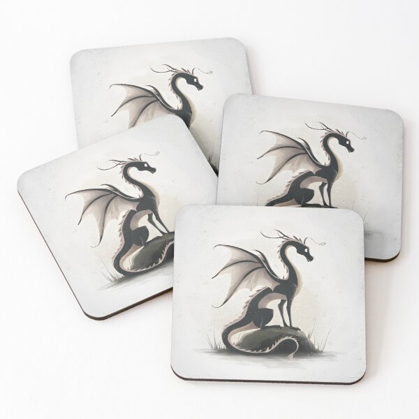 Item preview, Whimsical Dragon Illustration  designed and sold by DragonRealms.