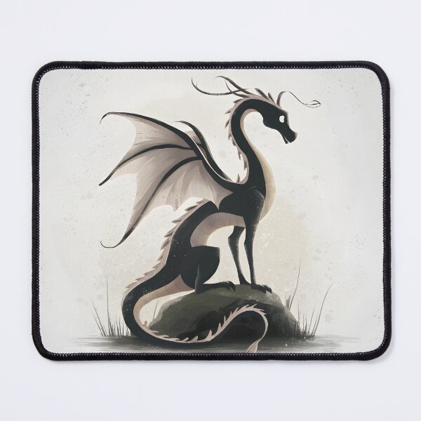Item preview, Whimsical Dragon Illustration designed and sold by DragonRealms.