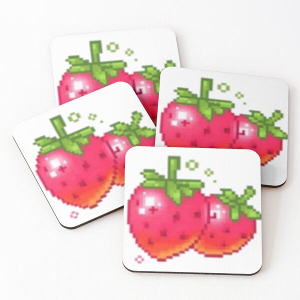 Item preview, pixel art strawberries designed and sold by Sabri-alba.