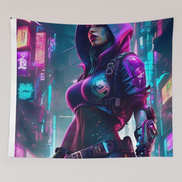 Item preview, Cyberpunk Rogue - Sci Fi Art concept designed and sold by Delerat7.
