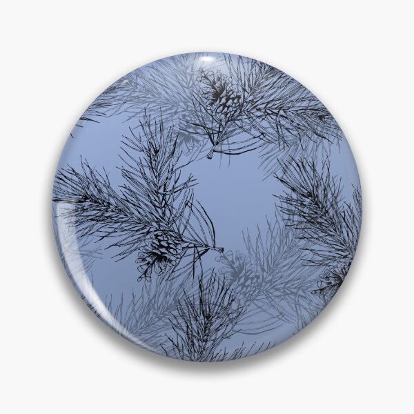 Item preview, pattern with forest branches and pine cones designed and sold by Oleksandra Yurchenko.