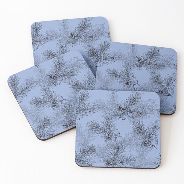 Item preview, pattern with forest branches and pine cones designed and sold by Oleksandra Yurchenko.