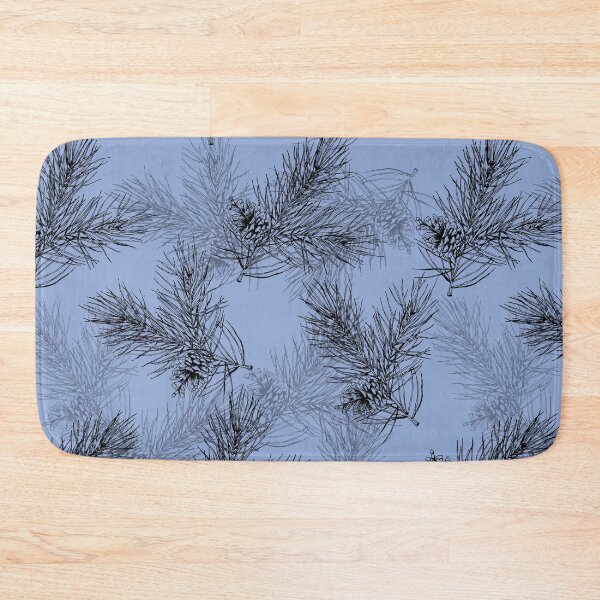 Item preview, pattern with forest branches and pine cones designed and sold by Oleksandra Yurchenko.