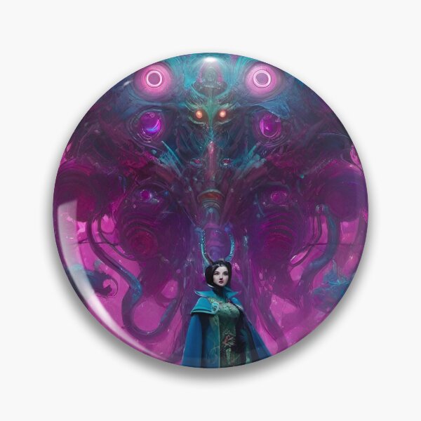 Item preview, The Court of the Xeno Mind - Sci Fi Fantasy Art designed and sold by Delerat7.