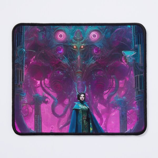 Item preview, The Court of the Xeno Mind - Sci Fi Fantasy Art designed and sold by Delerat7.